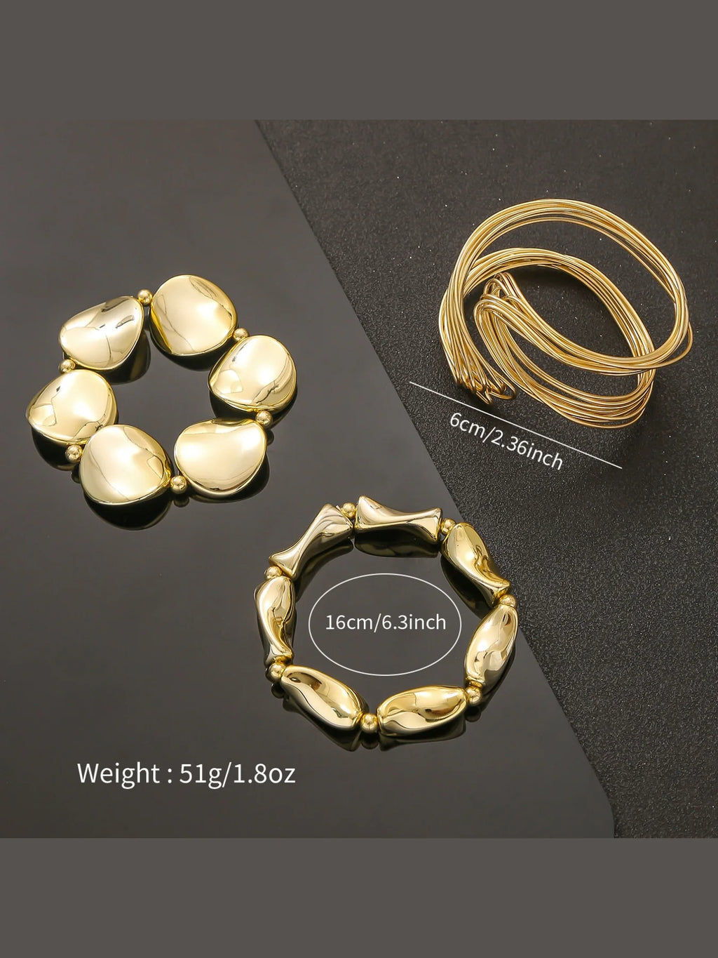 Bracelet and Bangle Set