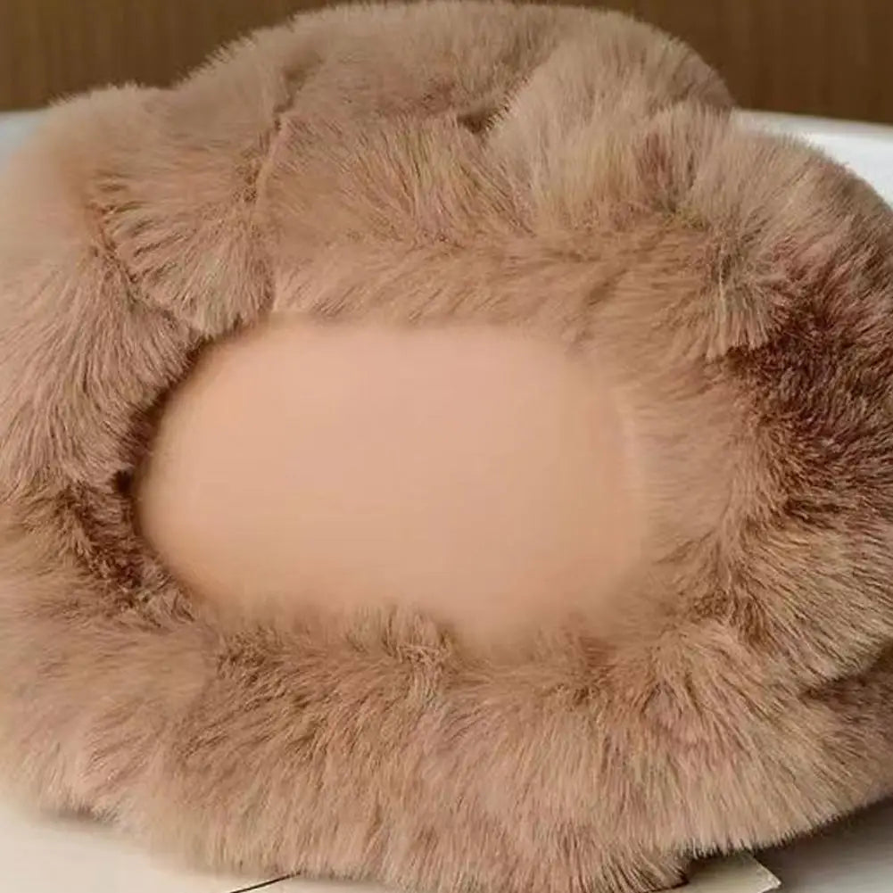 Plush Pumpkin Shoulder/Hand Bag