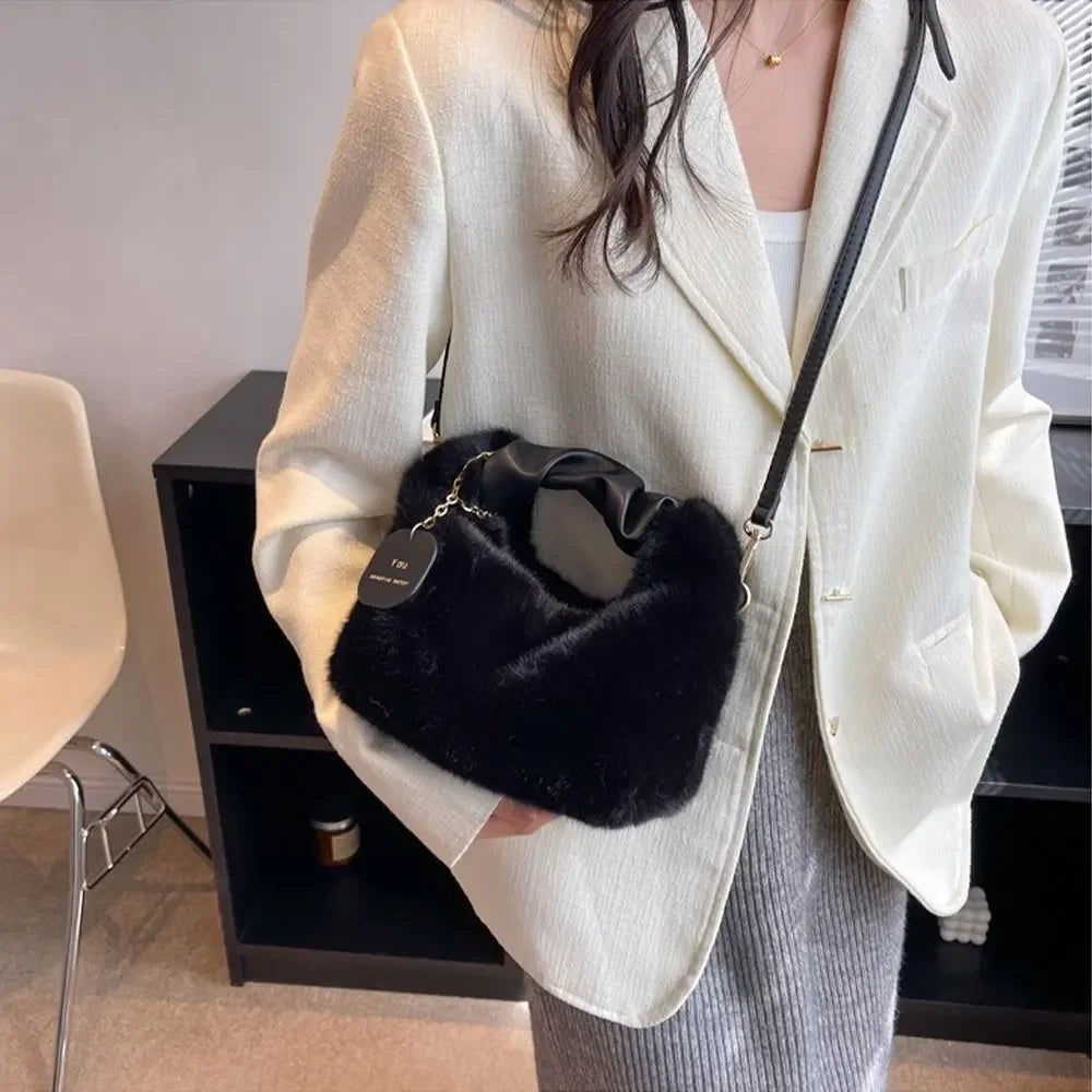 Cute Plush Shoulder Bag