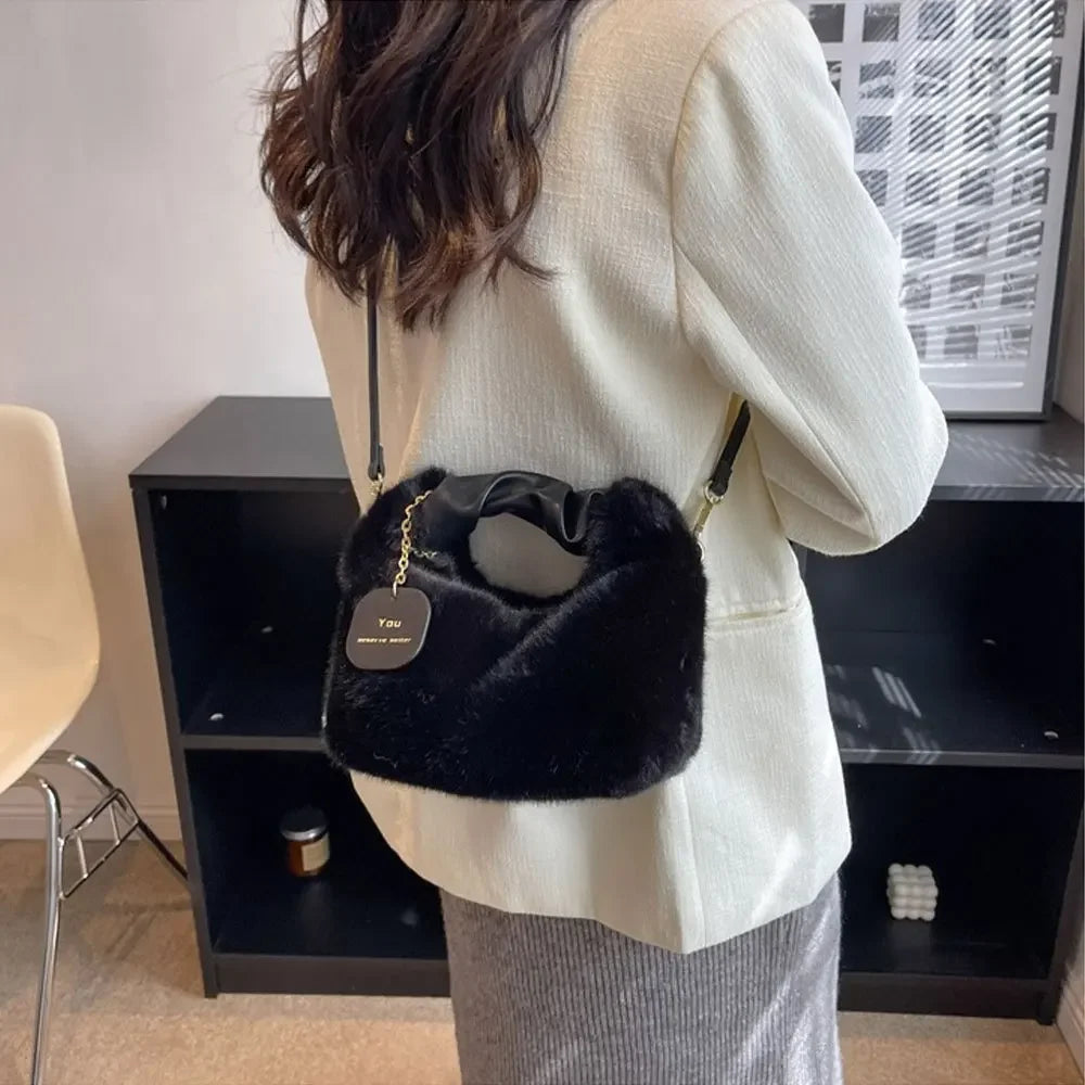 Cute Plush Shoulder Bag