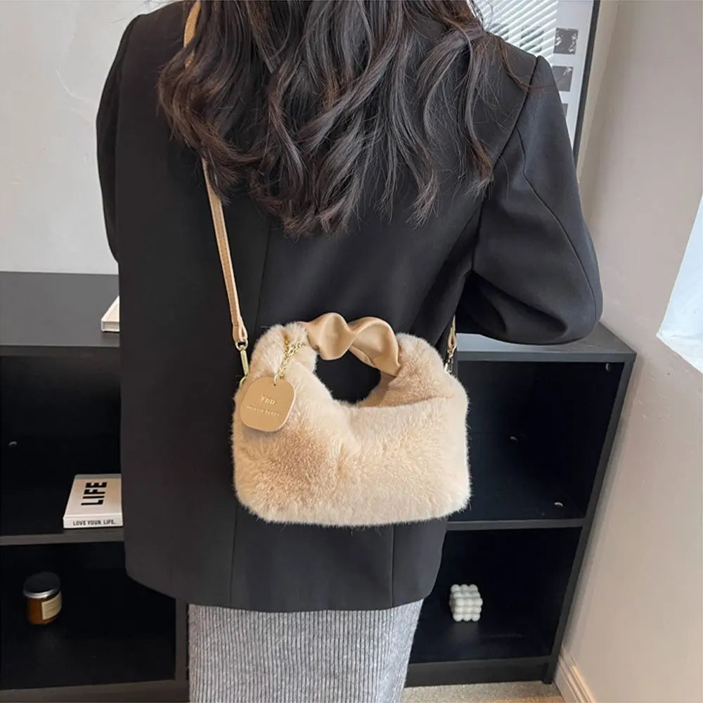 Cute Plush Shoulder Bag