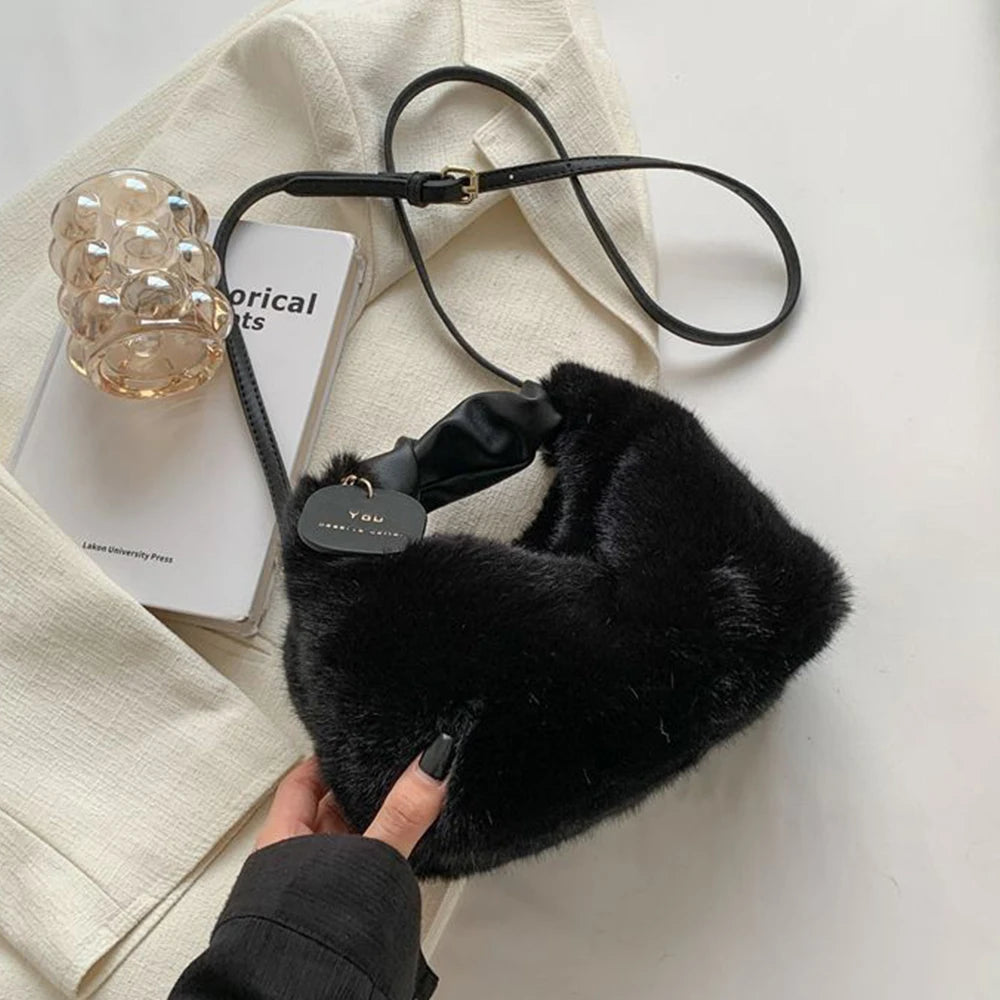 Cute Plush Shoulder Bag