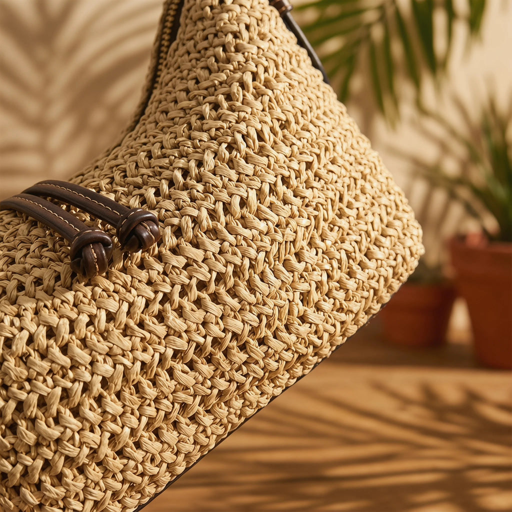 Summer Beach Straw Shoulder Bag