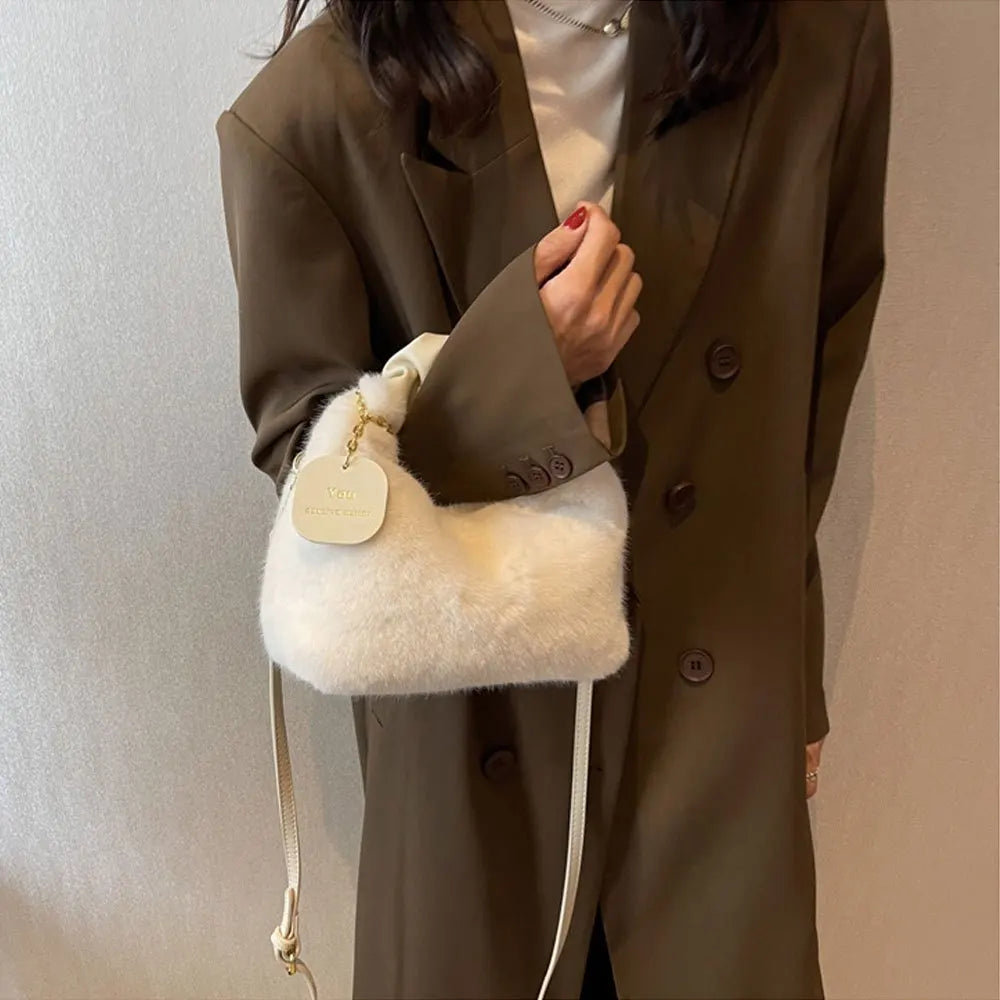 Cute Plush Shoulder Bag