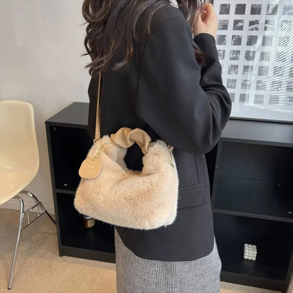 Cute Plush Shoulder Bag