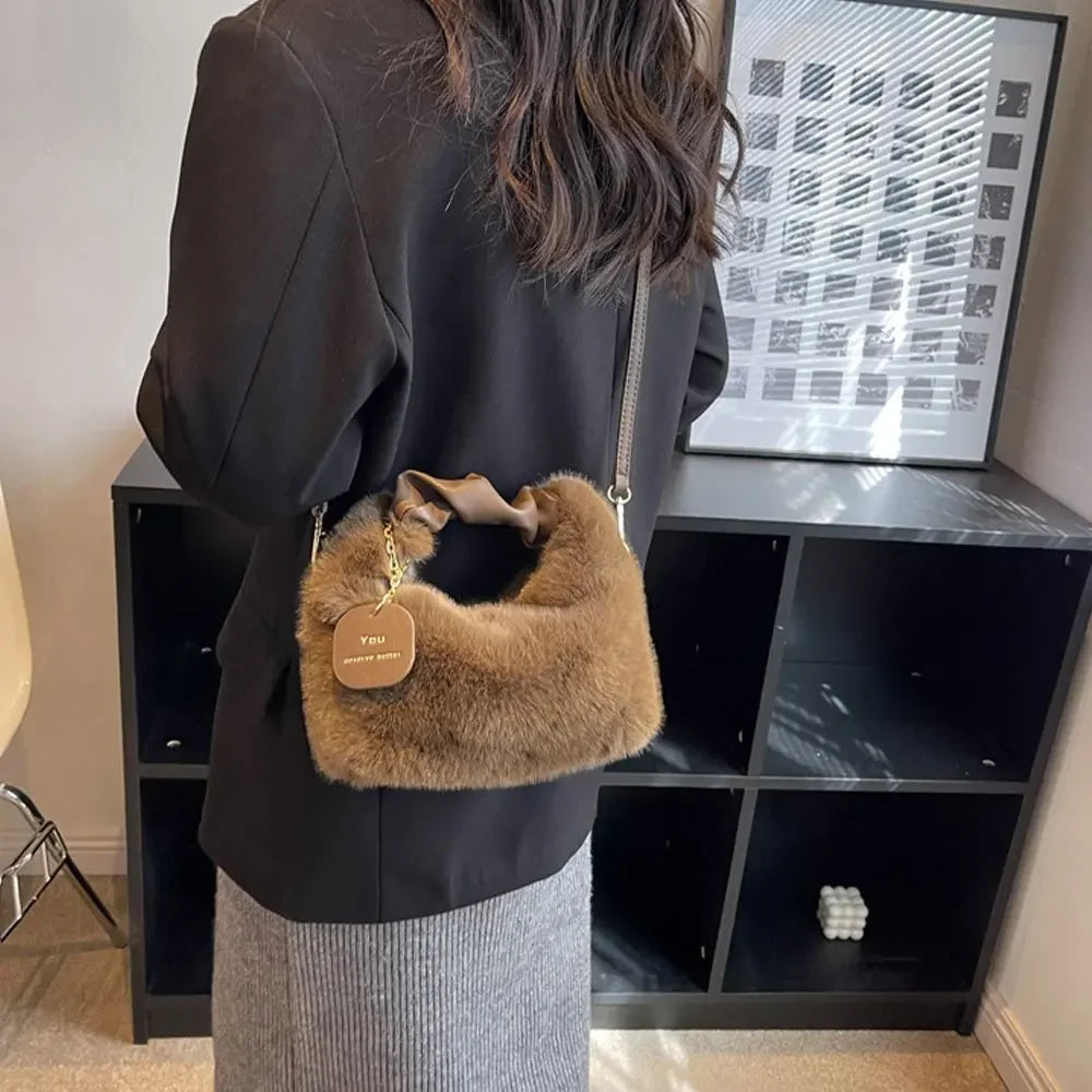 Cute Plush Shoulder Bag