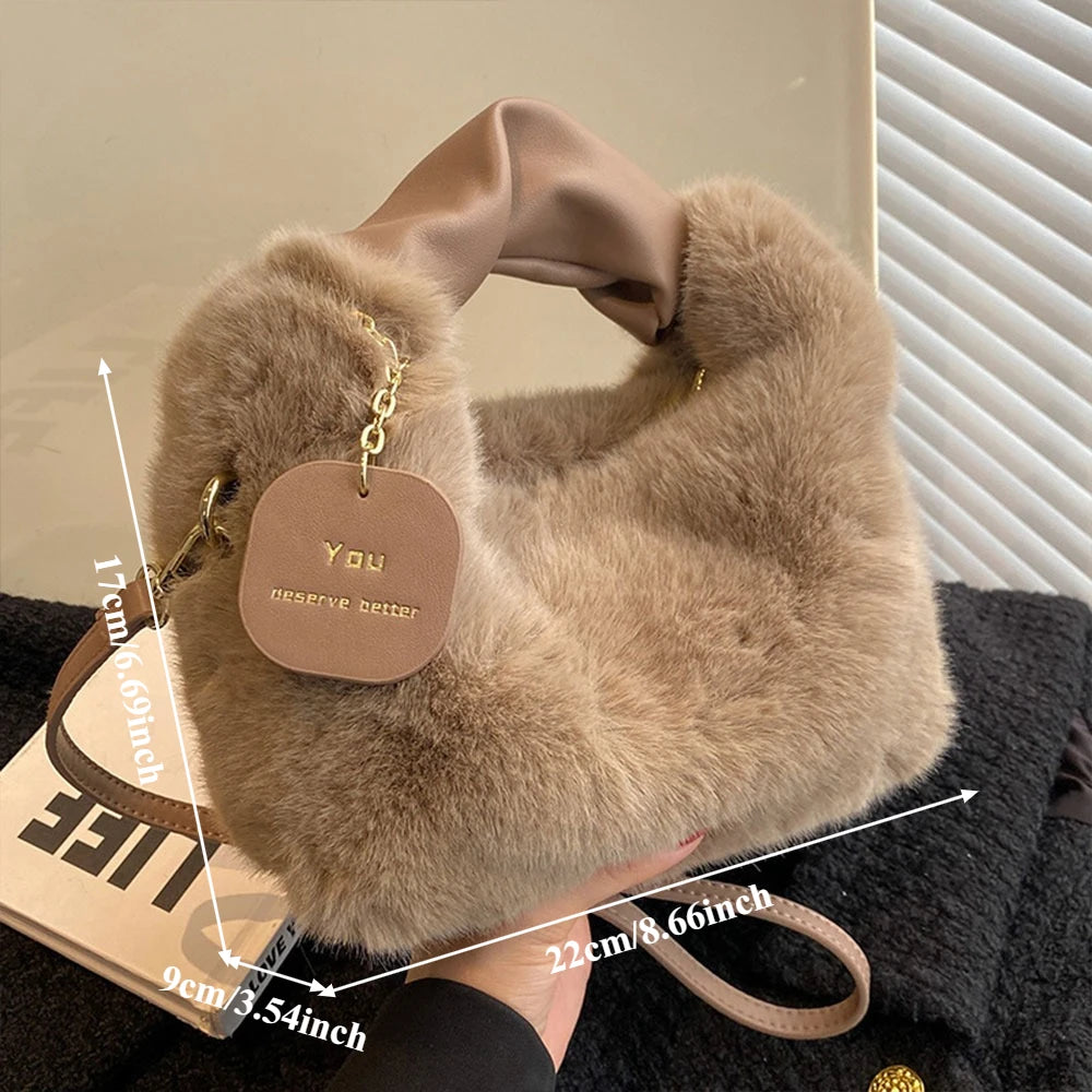 Cute Plush Shoulder Bag