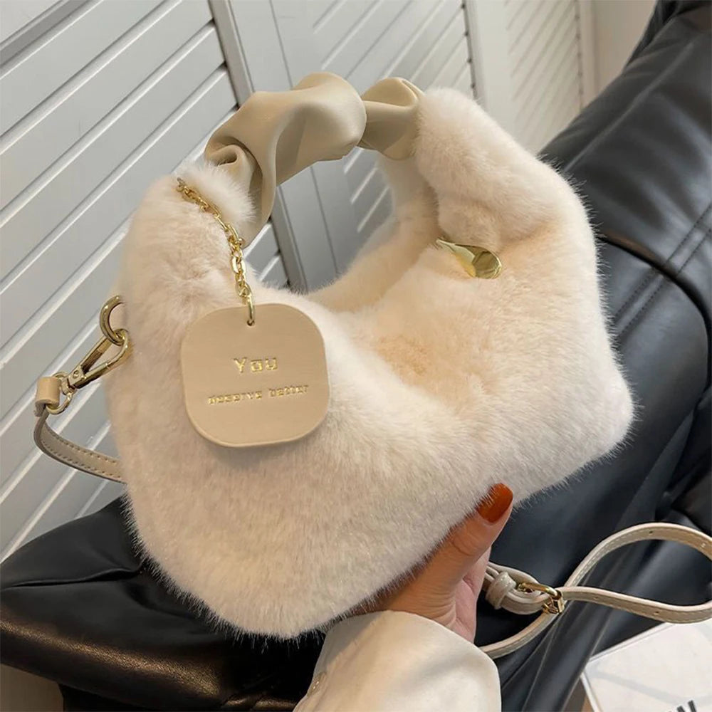 Cute Plush Shoulder Bag